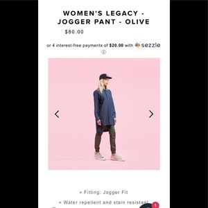 Women’s green cargo pants by Publish